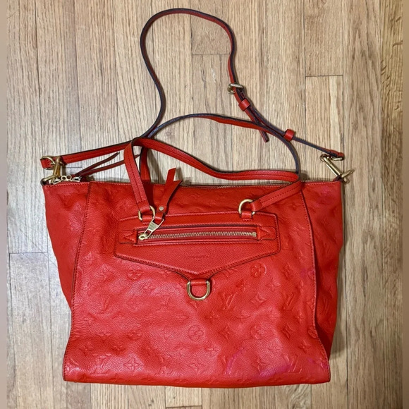 LOUIS VUITTON Cherry Monogram Empreinte
Leather Lumineuse Bag w/ COA - Picture 1 of 15